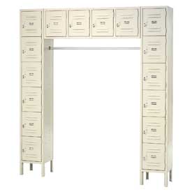 12 x 18 x 12 in. Paramount 16 Person Locker with Assembled - Tan