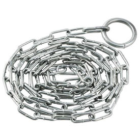 Global Industrial 269500 10 ft. Steel Bollard Chain Security Chain