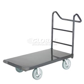 Steel Deck Platform Truck - Gray - Capacity 1200 lbs