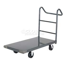 Steel Deck Platform Truck - Gray - Capacity 2000 lbs