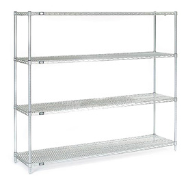 Picture of Global Industrial 18726Z Nexel Poly-Z-Brite Wire Shelving, 72 x 18 x 63 in.