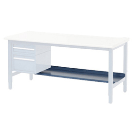 Global Industrial 606949 48 x 15 in. Lower Shelf for Bench, Blue
