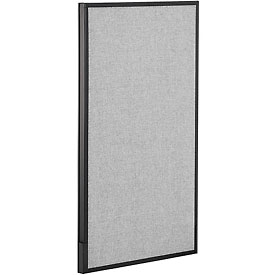 Office Partition Panel - Gray - 24.25 x 42 in.