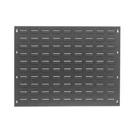 Global Industrial 239956 Louvered Wall Panel without Bins, Gray, 27 x 21 in. - Pack of 2