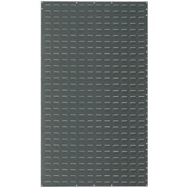 Louvered Wall Panel without Bins - Gray - 36 x 61 in.