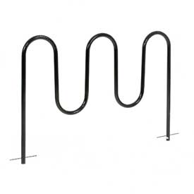 7-Bike Wave Bike Rack - Black