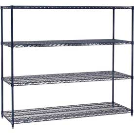 Nexelon Wire Shelving - Blue - 60 x 14 x 74 in.
