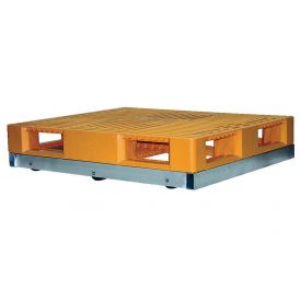 DOL-4848-6NT Pallet Dolly with Non-Tilt Rollers, 48 x 48 in. - 4000 lbs