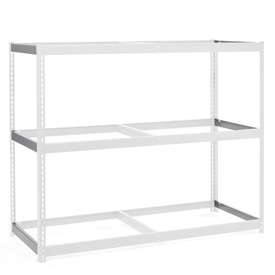 Global Industrial RFB18 18 in. Gray Double Rivet Beam