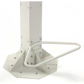 Global Industrial 752150 Footrest for Orbit Computer Workstations, Beige