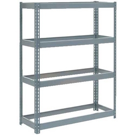 Global Industrial 790CP1 Extra Heavy Duty Shelving with 4 Shelves, No Deck, 48 x 24 x 60 in.
