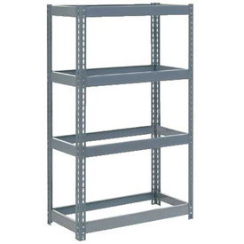 Extra Heavy Duty Shelving with 5 Shelves - Gray - 48 x 24 x 96 in.