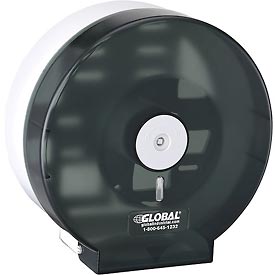 Global Industrial MC-8961 Plastic Jumbo Bathroom Tissue Dispenser - One 9 in. Roll