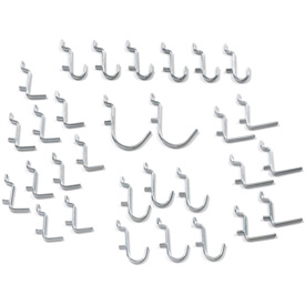 Global Industrial 778CP81- Peg Hook Set, Small - 30 Piece