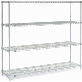 Picture of Global Industrial 18726SS Nexel Stainless Steel Wire Shelving&#44; 72 x 18 x 63 in.