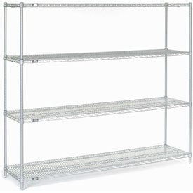 Picture of Global Industrial 14546C Nexel Chrome Wire Shelving&#44; 54 x 14 x 63 in.