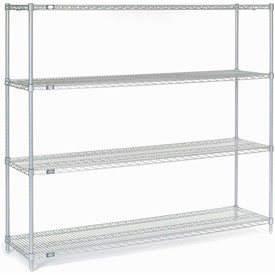 Picture of Global Industrial 18726C Nexel Chrome Wire Shelving, 72 x 18 x 63 in.