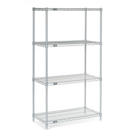Picture of Global Industrial 24426C Nexel Chrome Wire Shelving, 42 x 24 x 63 in.