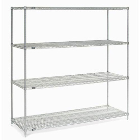 Picture of Global Industrial 18547C Nexel Chrome Wire Shelving, 54 x 18 x 74 in.