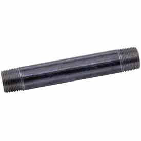 830037800 2 x 4 in. Black Steel Pipe Nipple - 150 PSI