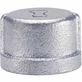 819900572 0.75 in. Galvanized Malleable Cap - 150 PSI