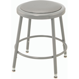 506342 Vinyl Big & Tall Shop Stool, Gray - Pack of 2 -  Global Industrial
