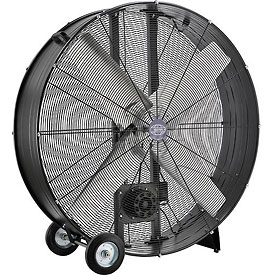 Portable 48in. Belt Drive Blower Fan - Black - Industrial Grade