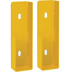 Global Industrial 436733 Bracket Kit in Pair for Drop-In Style, Yellow