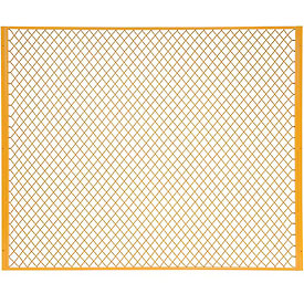6 ft. Machinery Wire Fence Partition Panel - Yellow