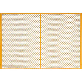 7 ft. Yellow Machinery Wire Fence Partition Panel - 5 ft. Height - Durable Steel