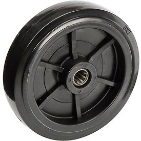 Global Industrial RP1009 Replacement 8 in. Wheel & Hardware for 1 Cubic Yard Standard Duty Tilt Trucks