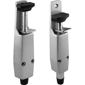 658-1015 Aluminum Painted Spring Loaded Door Stop, Plunger Style