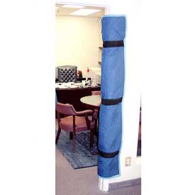 Picture of American Moving Supplies FC1005 Padded Blue Quilted Fabric Door Jamb Protector