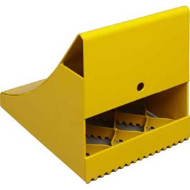 60-7284 Ice & Snow Wheel Chock, Safety Yellow