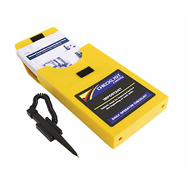 70-1073 Electric Pallet Truck Checklist Caddy, Yellow