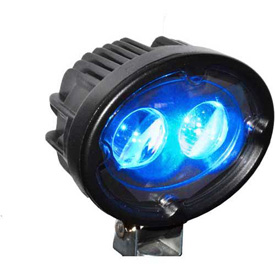 The Forklift Rear Spotter by Pedestrian Warning Forklift Truck Spotlight - Black