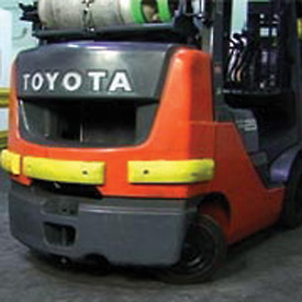 70-1110 PVC Plastic Safe-Bump Forklift Protector, Yellow