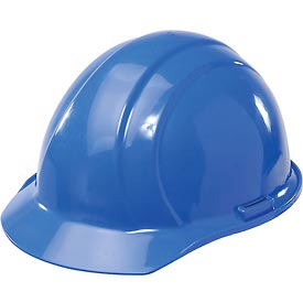 Hard Hat, Americana, Polyethylene, 4 Point Ratchet, Type 1, Class E, Blue