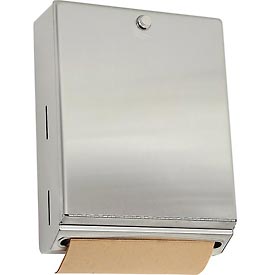 Picture of Bobrick Washroom Equipment B2620 ClassicSeries Stainless Steel Vertical Paper Towel Dispenser with Knob Latch