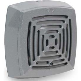 Vibrating Horn, Continuous, 120V AC, 78-103dB, Surface Mount, 5in x 5in, Indoor, Heavy Duty Die Cast