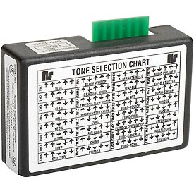 Tone Module, Siren, Continuous, Plastic, Black