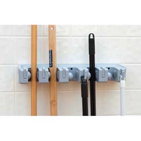 4073700 Roll N Grip Plus Mop & Broom Holder, Light Blue