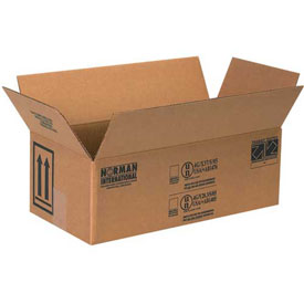 10 1/4 in x 5 1/8 in x 6 3/16 in Paint Can Box, Kraft, Corrugate, Single Wall, 44 ECT, 25 PK