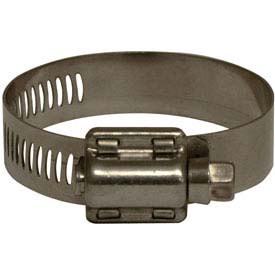 Picture of Apache 48008518 3.12 in.to 5 in. 301 Stainless Steel Worm Gear Clamp with 0.56 in. Wide Band - Metal