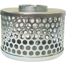 Picture of Apache 70002000 4 in. FNPT Plated Steel Round Hole Strainer - Metal