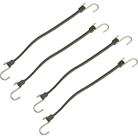 1791 Drip Diverter - 19 in. Rubber Bungee Kit, Black - Pack of 4