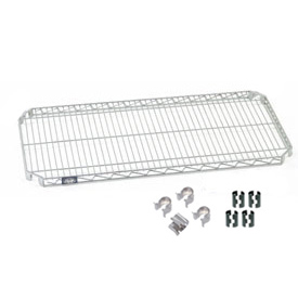 Global Industrial S1436AC 36 x 14 in. Quick Adjust Wire Shelf with Hooks & Clips