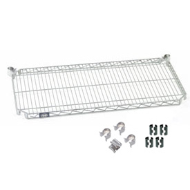 Global Industrial S1860AC 60 x 18 in. Quick Adjust Wire Shelf with Hooks & Clips