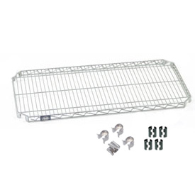 Picture of Global S2472AC 72 x 24 in. Chrome Quick Adjust Wire Shelf with Hooks & Clips