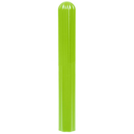 4 in. Eagle Ribbed Bollard Post Sleeve - Lime Green